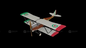 安萨尔多 SVA.5 一战意大利双翼机  Ansaldo Sva.5 Wwi Italian Biplane