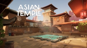 【UE4.27】风格化第一人称射击亚洲寺庙 风格化Fps亚洲寺庙 风格化亚洲寺庙3D Stylized FPS Asian Temple ( Stylized Fps Asian Temple Stylized Asian Temple 3D )