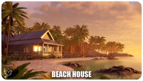 【UE5.1】海滩别墅模块化套件 Beach House Modular Kit