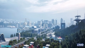 【UE】未来海冰城市场景
