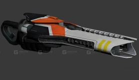 激光加特林 Gatling Laser 3D model-33