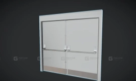 HSG 健身房门 01 PBR游戏就绪 HSG - Gym Doors 01 - PBR Game Ready