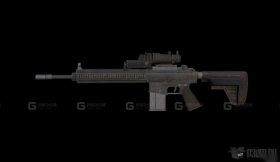 黑克勒-科赫417-HK 417 3D model