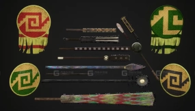 【UE】阿兹特克风格原始古代武器包 Aztec Weapon Pack