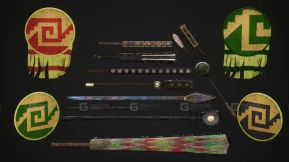 【UE】阿兹特克风格原始古代武器包 Aztec Weapon Pack