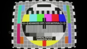 【UE】视频故障画面特效 Advanced CRT TV - VCR - VHS Effects