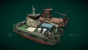 多功能拖船 - Multifunctional tugboat