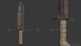 战斗刀 3D模型-17 - Combat Knife 3D model-17