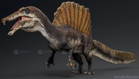 【UE5.1】Dinosaur Spinosaurus 恐龙棘龙