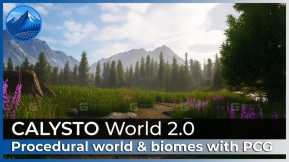 【UE】Calysto世界2.0 PCG程序化世界生成  Calysto World 2.0 PCG procedural world generation