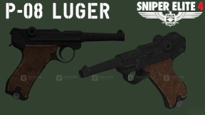 P-08鲁格手枪 - P-08 Luger 3D model-33