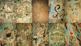 敦煌莫高窟第9窟与第14窟壁画高清参考