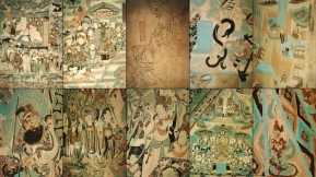 敦煌莫高窟第9窟与第14窟壁画高清参考