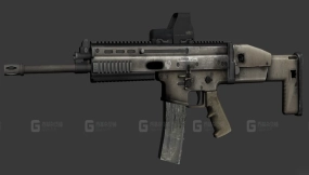 斯卡尔突击步枪-SCAR 3D model