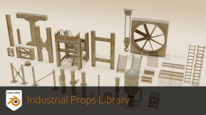 工业道具模型  Industrial Props Library