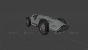 梅赛德斯-奔驰银箭 - Mercedes-Benz Silberpfeil 3D model-2