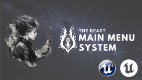 【UE4.22】野兽主菜单V2（含存档读取系统）  The Beast Main Menu V2 (With Save Load System)