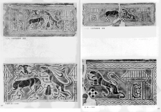 汉代画像石砖拓片与墓室壁画素材集