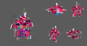 可爱动画版GAT-X303 Aegis Gundam亮相《高达SEED》