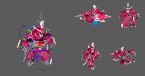 可爱动画版GAT-X303 Aegis Gundam亮相《高达SEED》