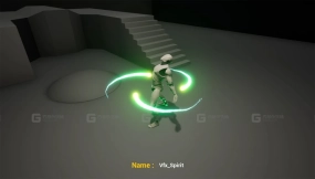 【UE】旋转光环特效 Ring Aura VFX