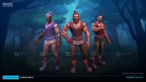 【UE】风格化模块化男性人类  Stylized Modular Human Male