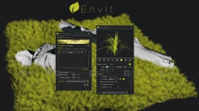 Maya植物随机散布插件 EnvIt