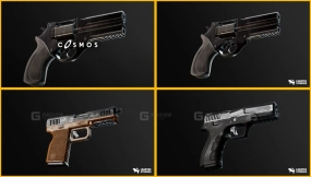 【UE】FPS 4K定制现代手枪 - 第2卷（FPS现代手枪 手枪 武器）  FPS 4K Custom Modern Handguns - VOL.2 ( FPS Modern Handguns Handgun Weapon )