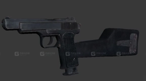 斯捷奇金APS手枪 - Стечкин АПС 3D model-27