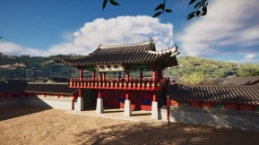 【UE】中式古代宫殿建筑城门