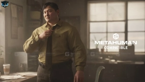【UE5.6】兼容MetaHuman的休闲服装就绪  Metahuman Compatible Casual Outfit Ready