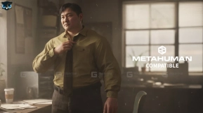【UE5.6】兼容MetaHuman的休闲服装就绪  Metahuman Compatible Casual Outfit Ready