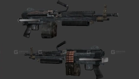 先进步枪3D模型-88 - Advanced Rifle 3D model-88