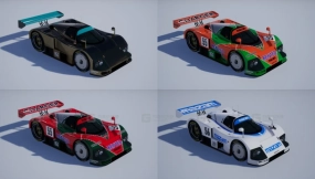 【UE】卡通耐力赛车  Cartoon Endurance Car