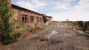 【UE】废弃砖块厂房建筑 v1.1 Abandoned Brick Building v1.1