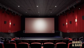 【UE】电影院放映厅商场场景 Movie Theater Scene with Foyer