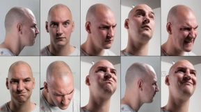 男性帕维尔人体面部表情参考素材 Male_Pavel human face expression reference