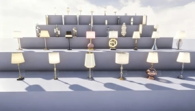 【UE】室内与游戏台灯灯光  Interior & Game Table Lamp Light