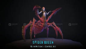 【UE】蜘蛛女王女性角色3D角色模型  Spider Queen