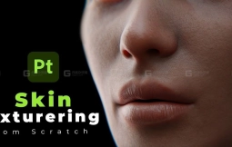Substance 3D Painter ！ 制作绘制皮肤纹理！
