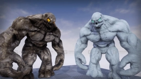 【UE】Golem角色模型 Golem