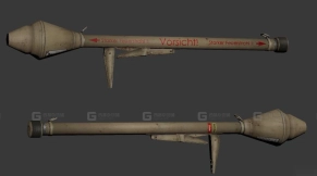 铁拳60反坦克火箭筒3D模型-40 - Panzerfaust 60 3D model-40