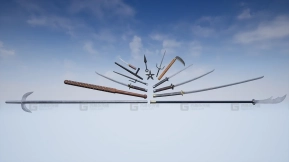 【UE】武器系列 - 日本武器 - 迷你包  Weapons Series - Japan Weapons - Mini Pack