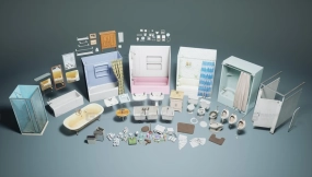 【UE】郊区 VOL.15 浴室（Nanite与Low Poly版本） Suburbs VOL.15 - Bathroom (Nanite and Low Poly)