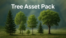树木植物模型 Large Tree Asset Pack– The Ultimate Solution For Stunning Natural Environments