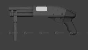 塞尔布超级短管霰弹枪 - Serbu Super Shorty 3D model-32
