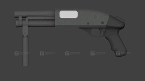 塞尔布超级短管霰弹枪 - Serbu Super Shorty 3D model-32