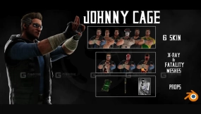 Johnny Cage 真人快打X中的角色 Johnny Cage   Mortal Kombat X