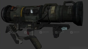 肩射SRAM火箭筒3D模型-60 - Shoulder rocket sram 3D model-60