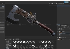 【次世代武器全流程制作】maya+zb+sp全网讲解最细致的斧子制作教程